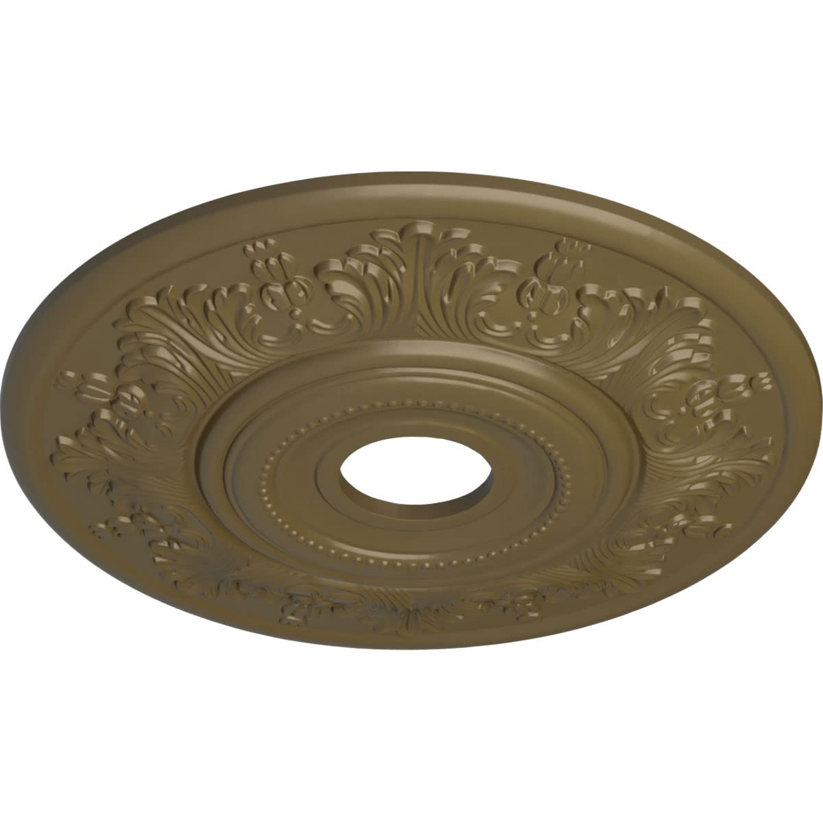Ekena Millwork CM20VIUWF Vienna Ceiling Medallion, Ultra Pure White