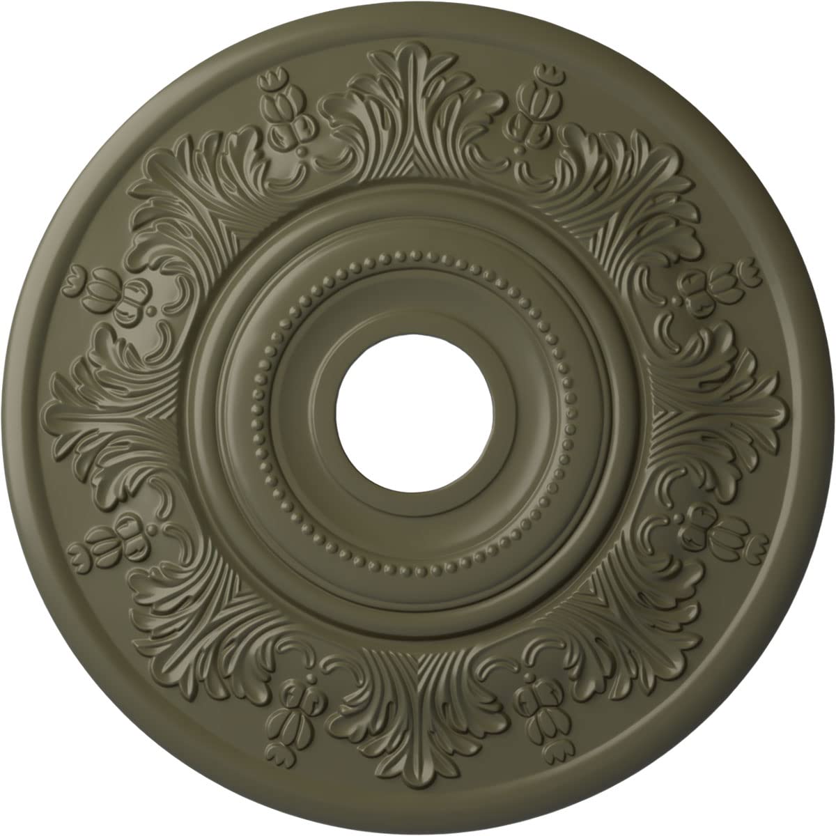 Ekena Millwork CM20VIUWF Vienna Ceiling Medallion, Ultra Pure White