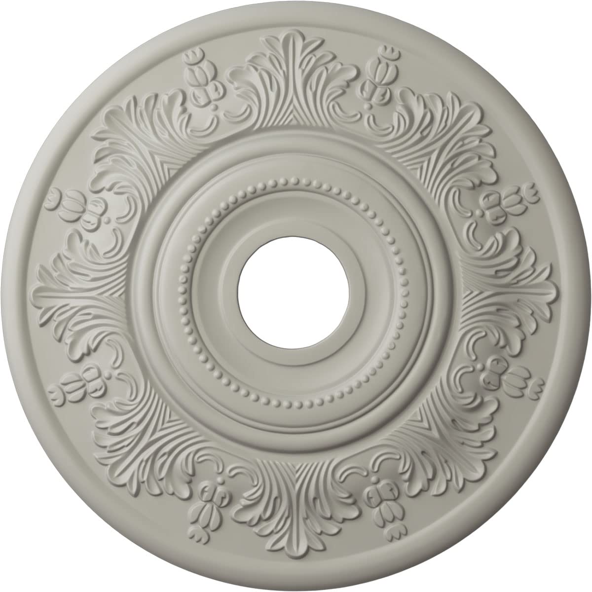 Ekena Millwork CM20VIUWF Vienna Ceiling Medallion, Ultra Pure White