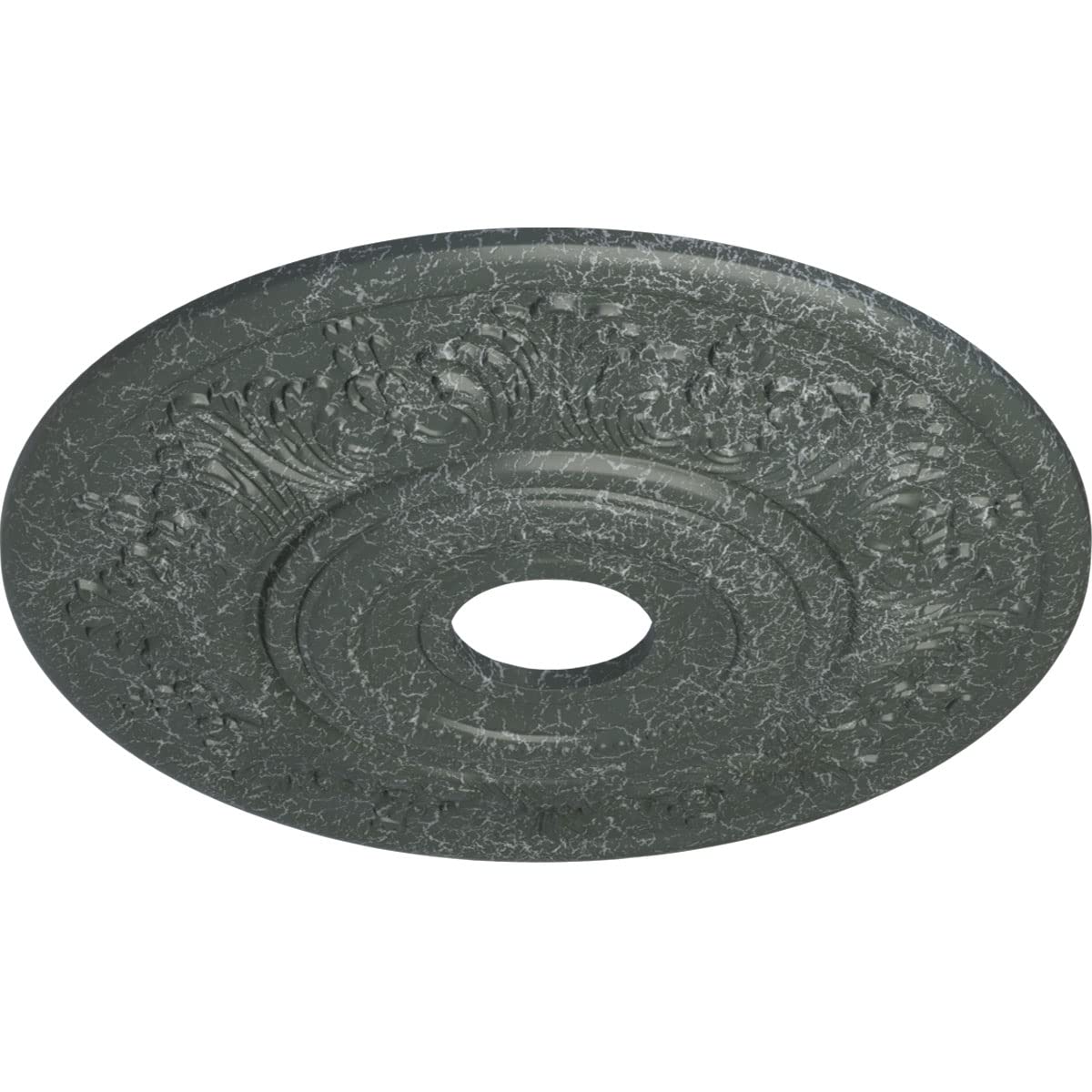 Ekena Millwork CM20VIUWF Vienna Ceiling Medallion, Ultra Pure White