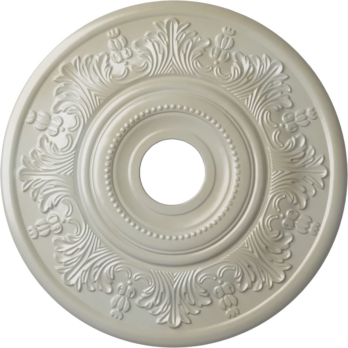Ekena Millwork CM20VIUWF Vienna Ceiling Medallion, Ultra Pure White