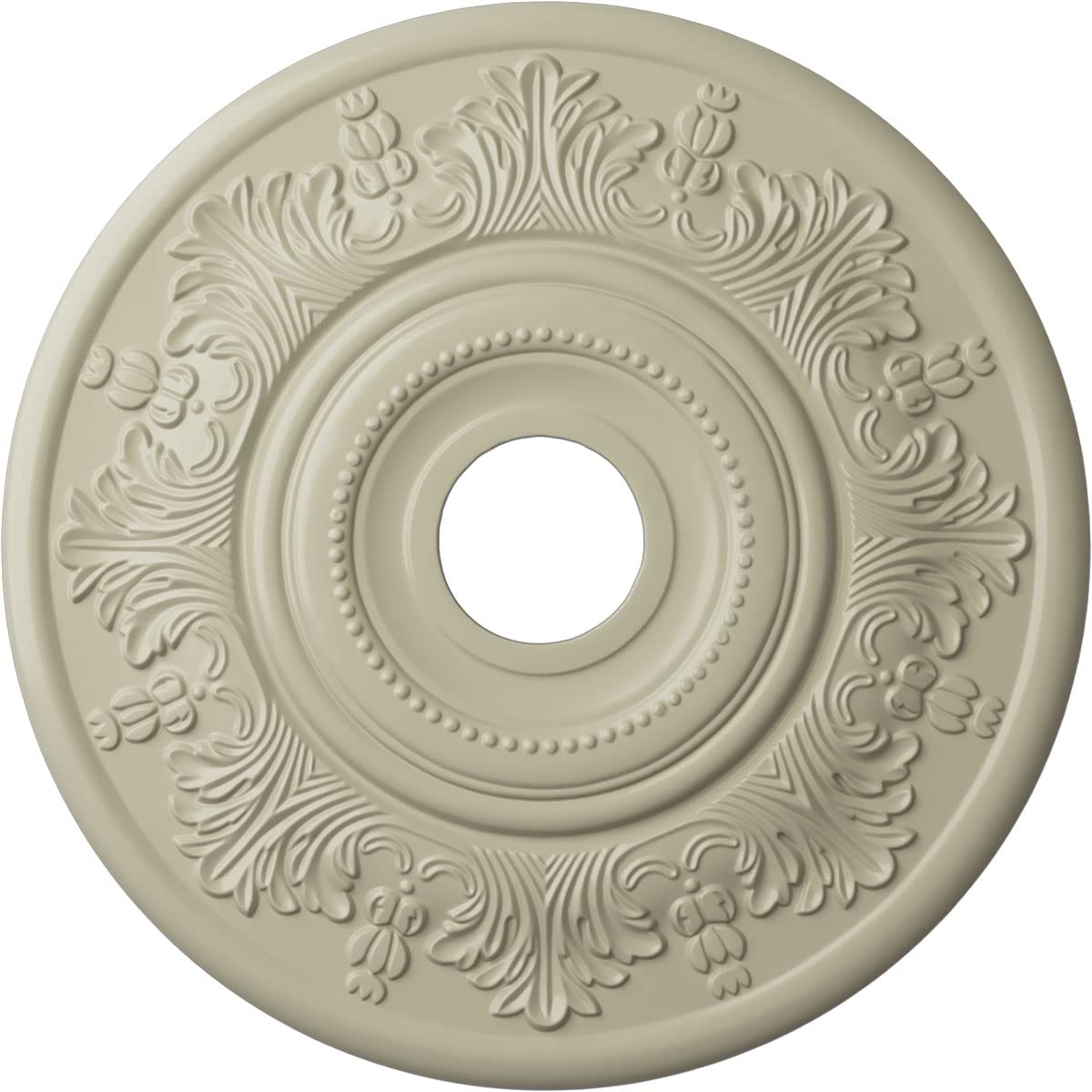 Ekena Millwork CM20VIUWF Vienna Ceiling Medallion, Ultra Pure White