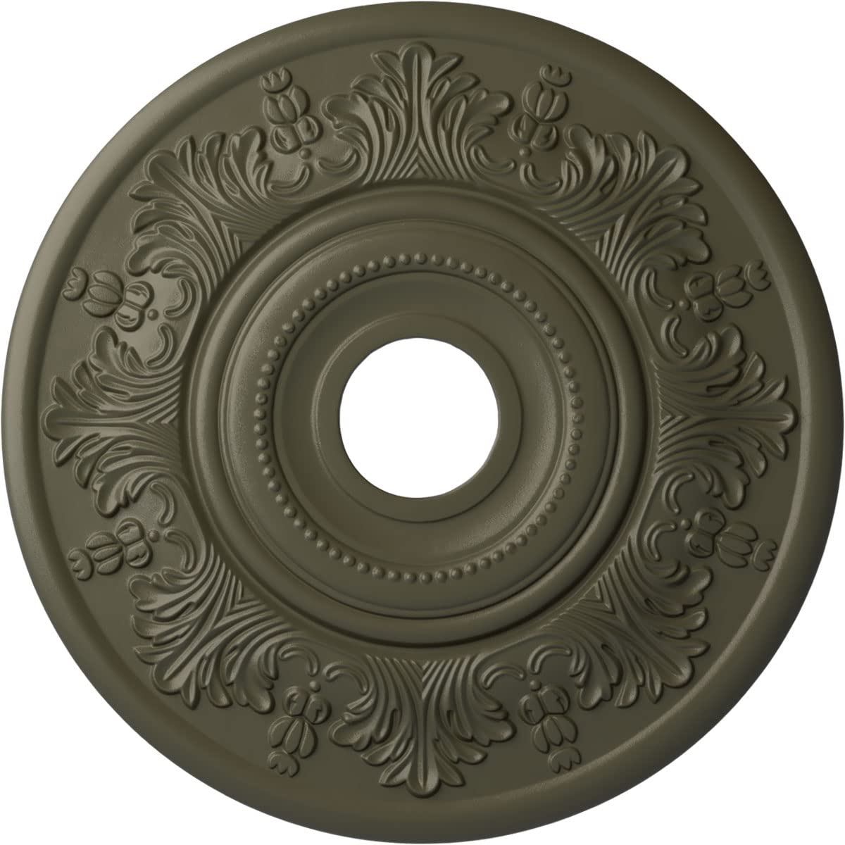 Ekena Millwork CM20VIUWF Vienna Ceiling Medallion, Ultra Pure White