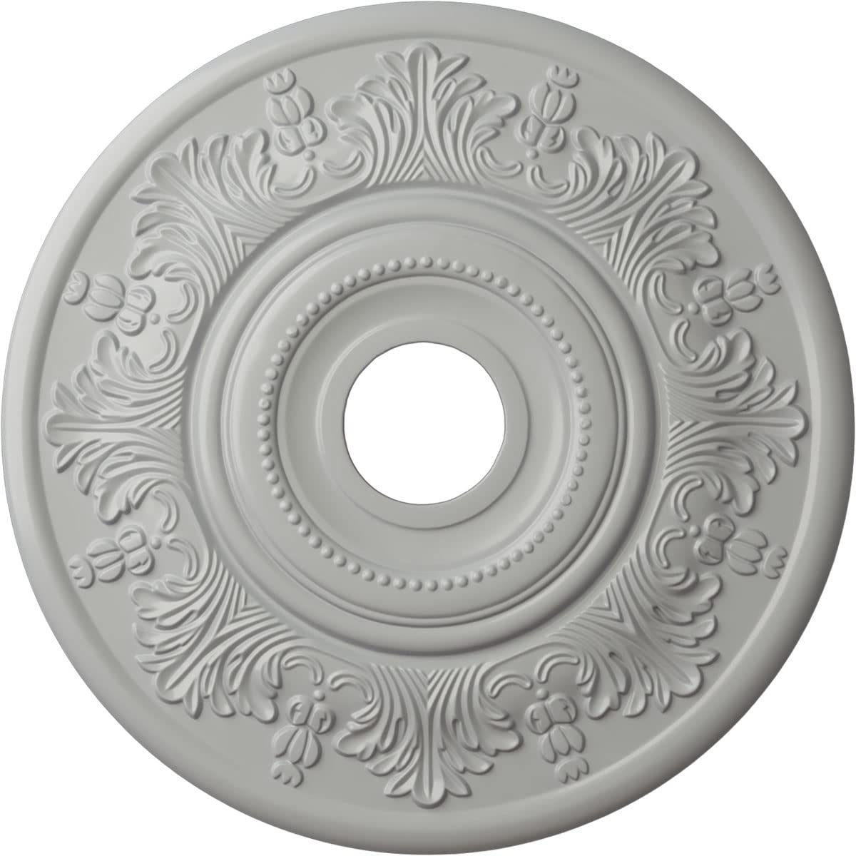 Ekena Millwork CM20VIUWF Vienna Ceiling Medallion, Ultra Pure White