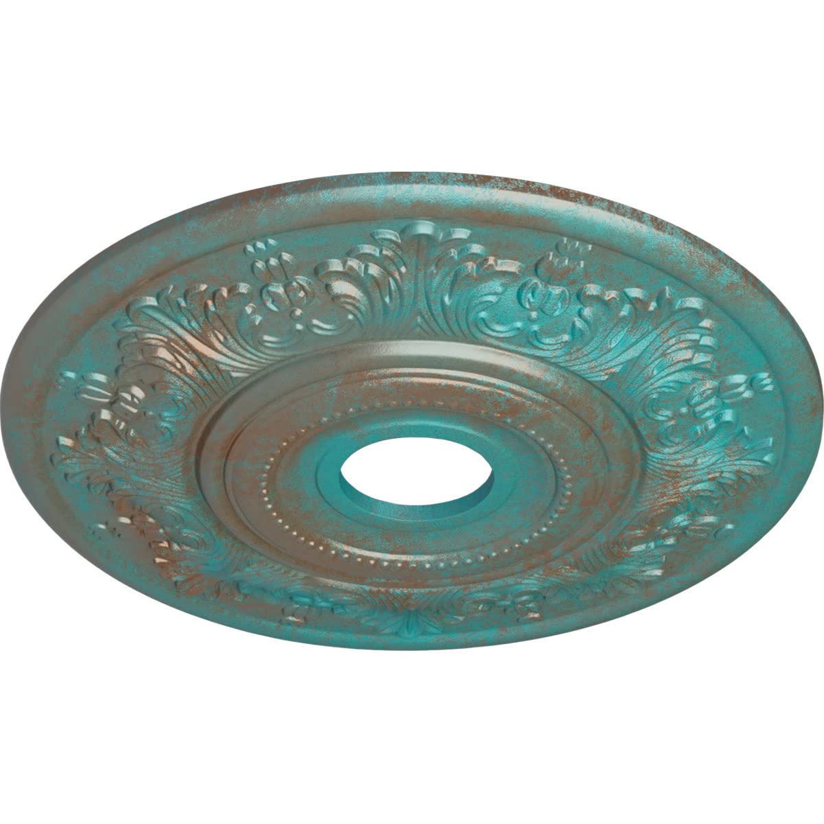 Ekena Millwork CM20VIUWF Vienna Ceiling Medallion, Ultra Pure White