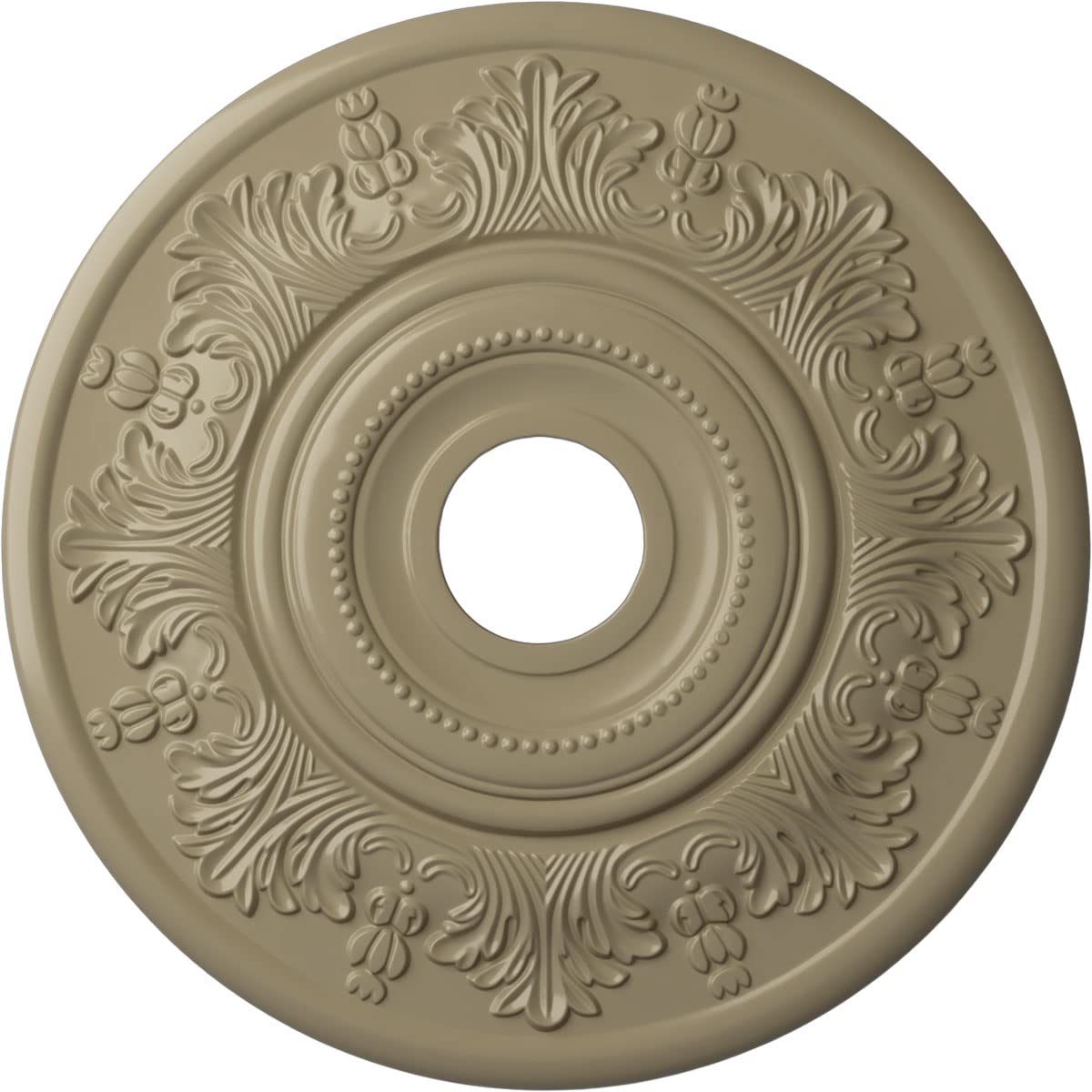 Ekena Millwork CM20VIUWF Vienna Ceiling Medallion, Ultra Pure White