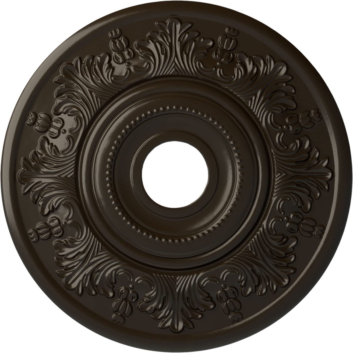 Ekena Millwork CM20VIUWF Vienna Ceiling Medallion, Ultra Pure White