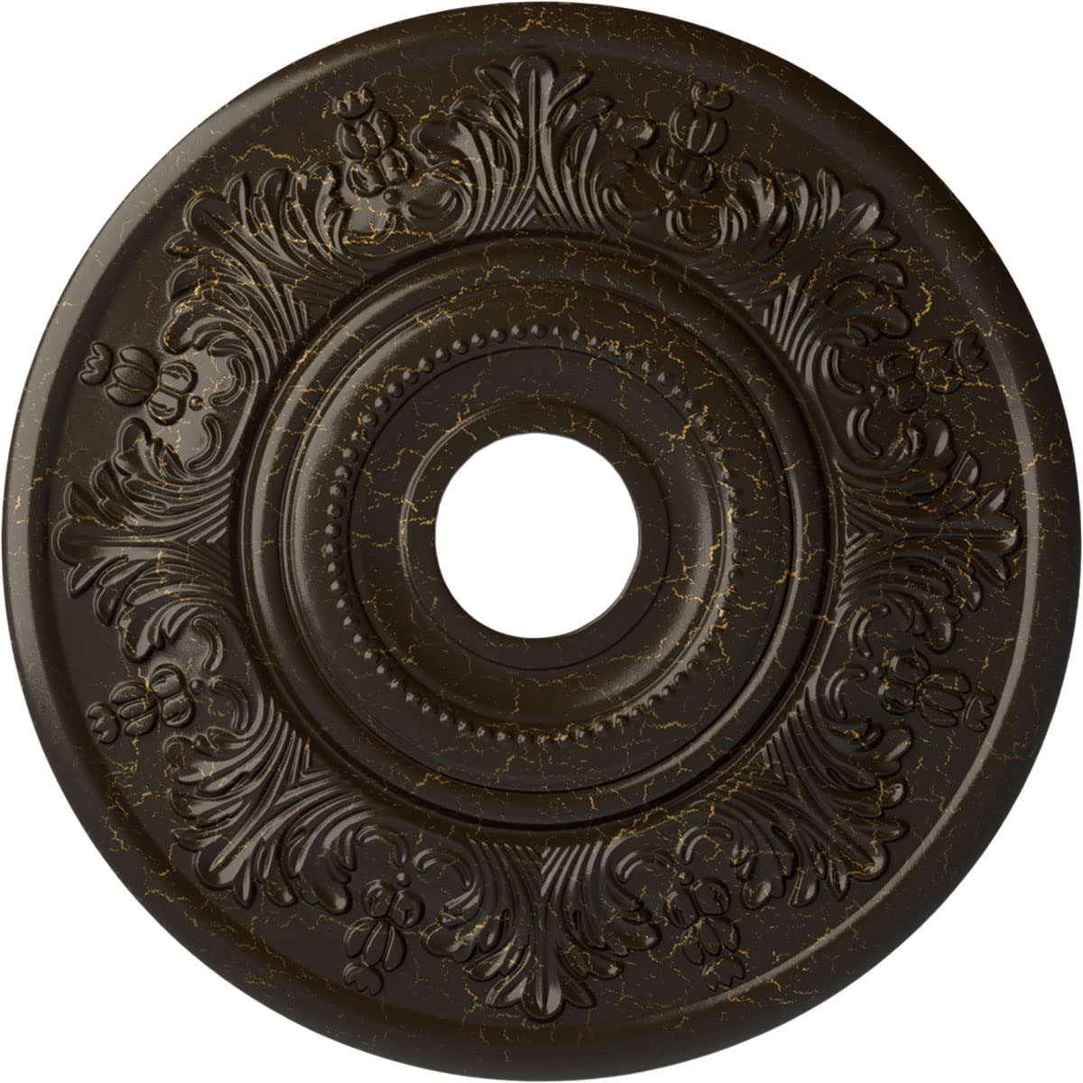 Ekena Millwork CM20VIUWF Vienna Ceiling Medallion, Ultra Pure White