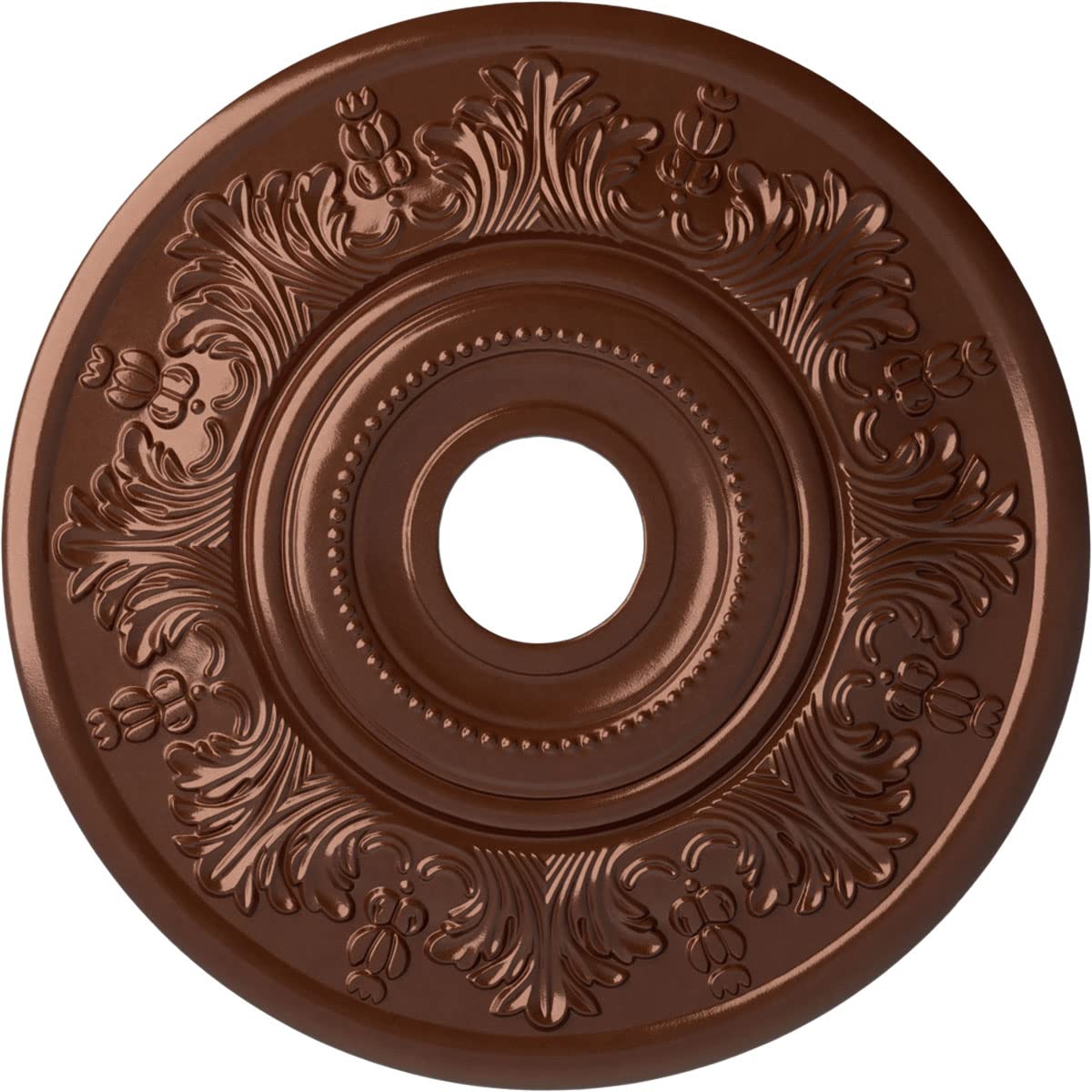 Ekena Millwork CM20VIUWF Vienna Ceiling Medallion, Ultra Pure White