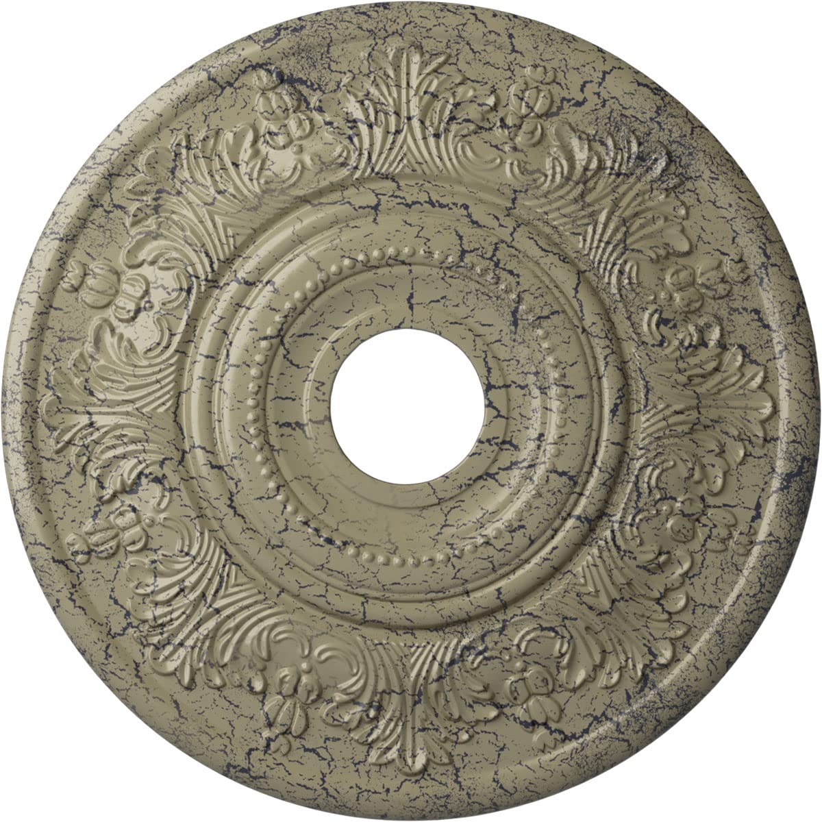 Ekena Millwork CM20VIUWF Vienna Ceiling Medallion, Ultra Pure White