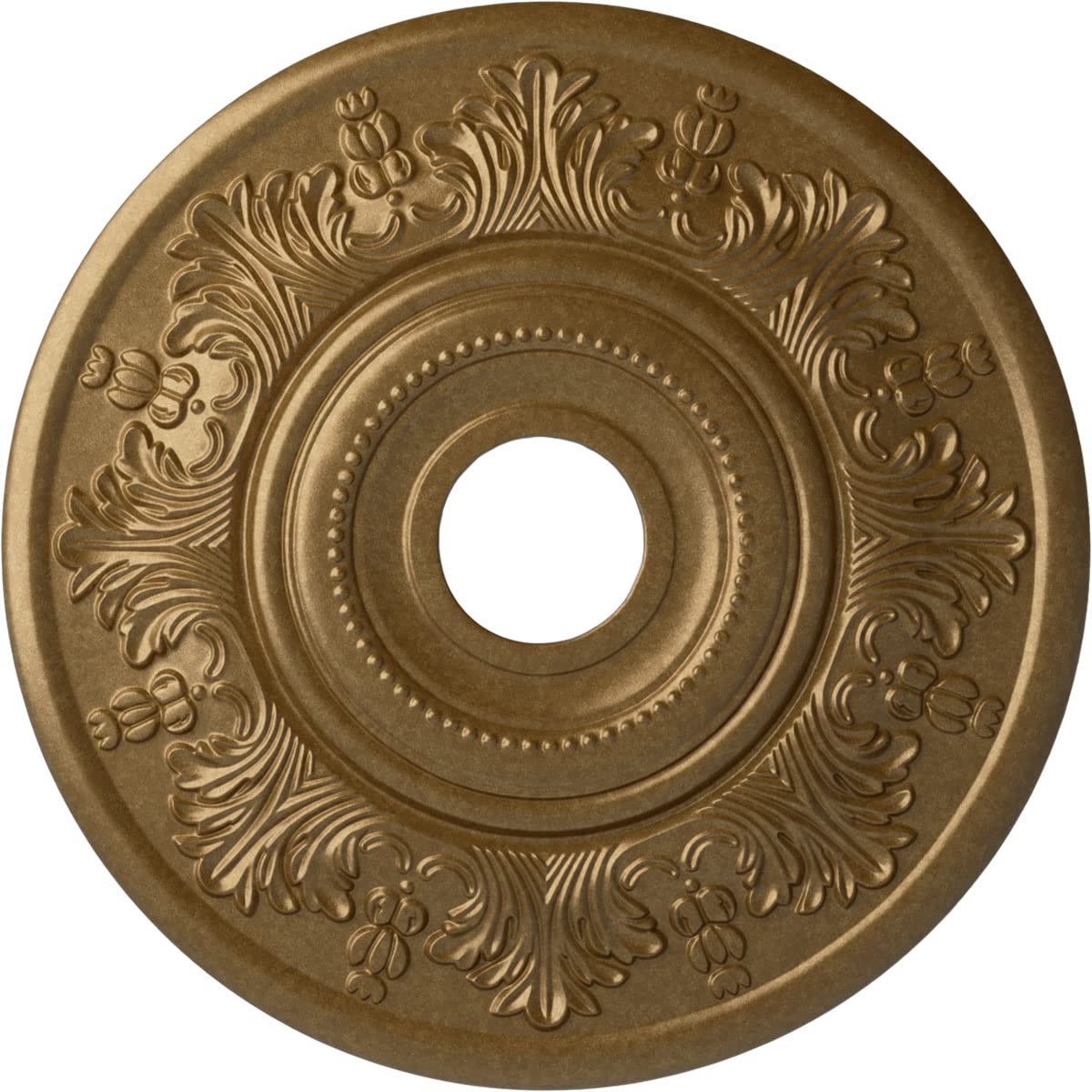 Ekena Millwork CM20VIUWF Vienna Ceiling Medallion, Ultra Pure White