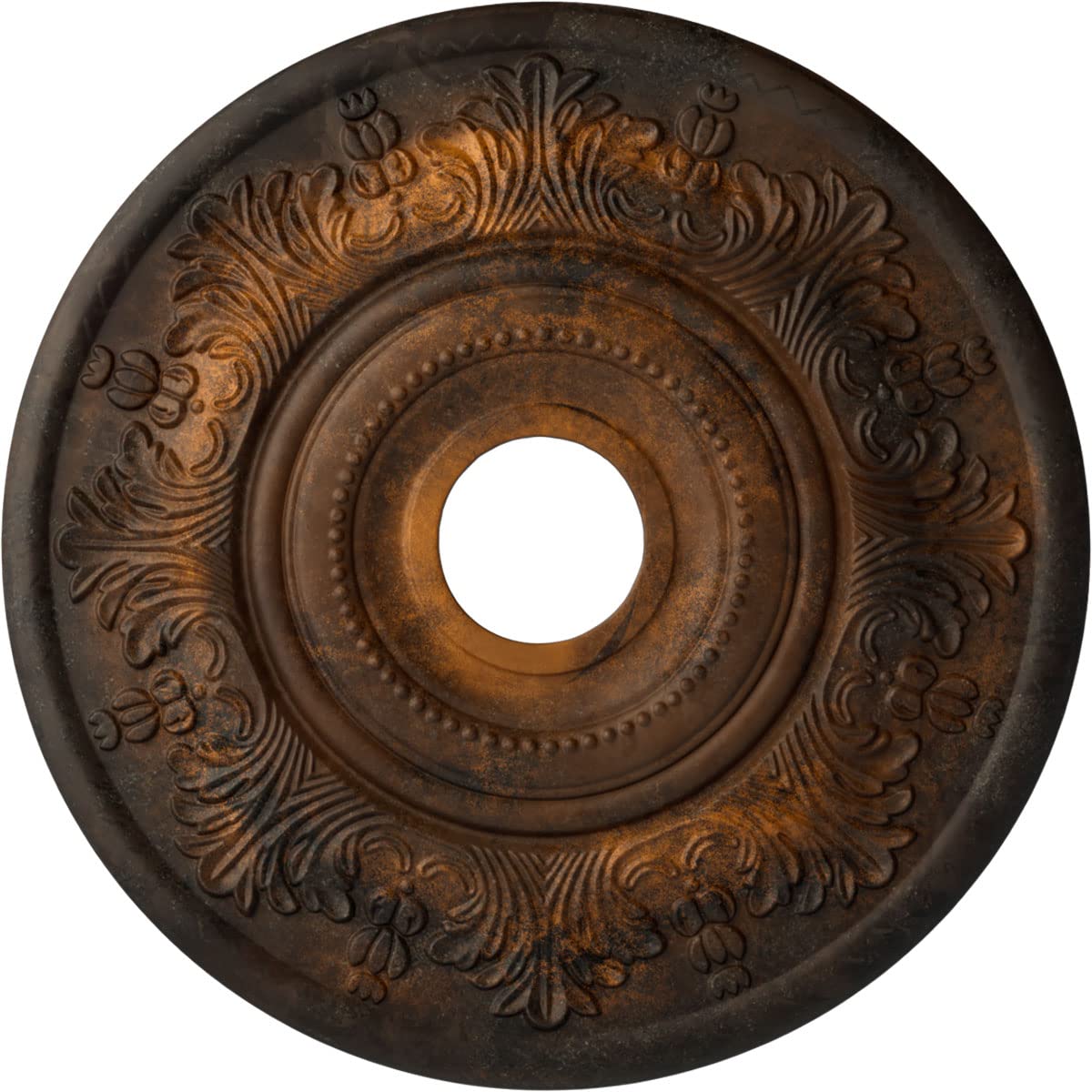 Ekena Millwork CM20VIUWF Vienna Ceiling Medallion, Ultra Pure White