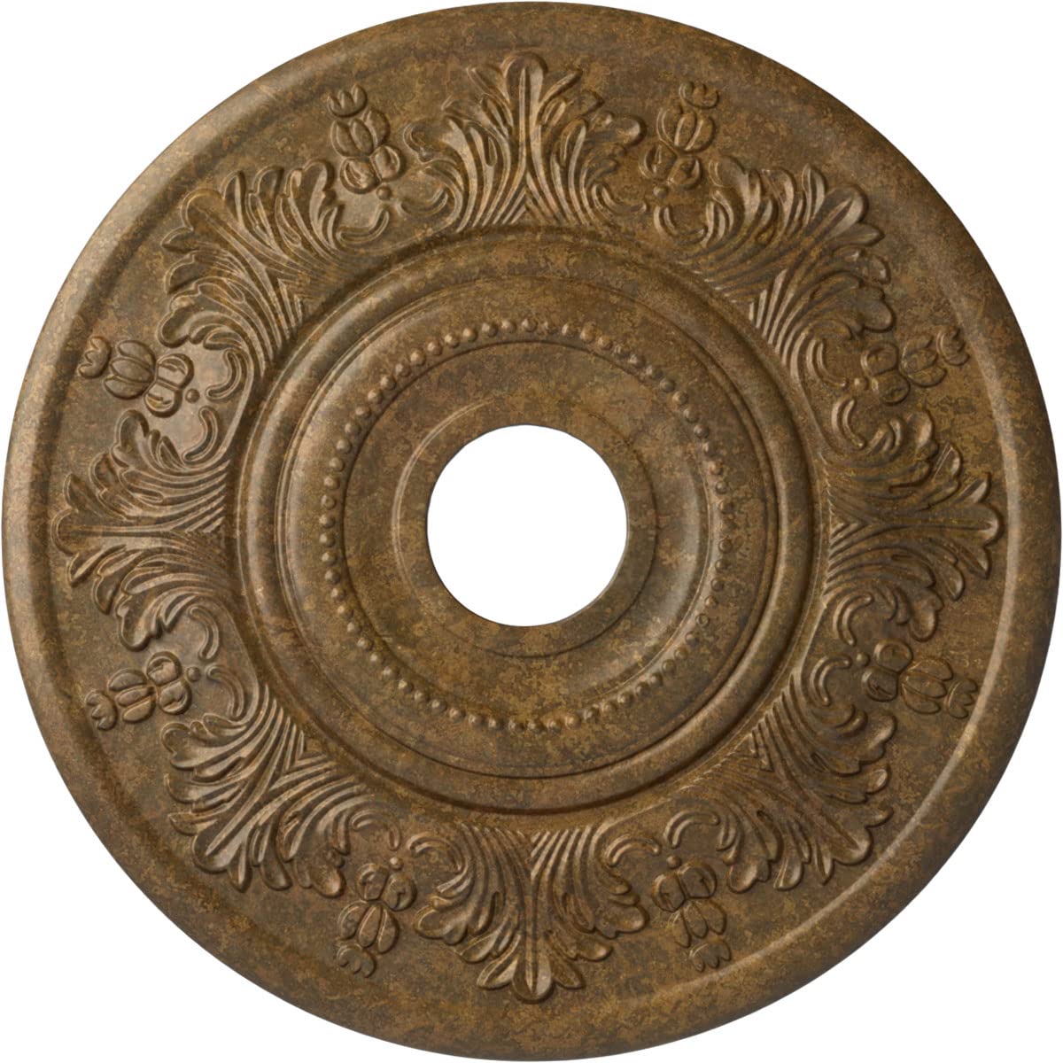 Ekena Millwork CM20VIUWF Vienna Ceiling Medallion, Ultra Pure White