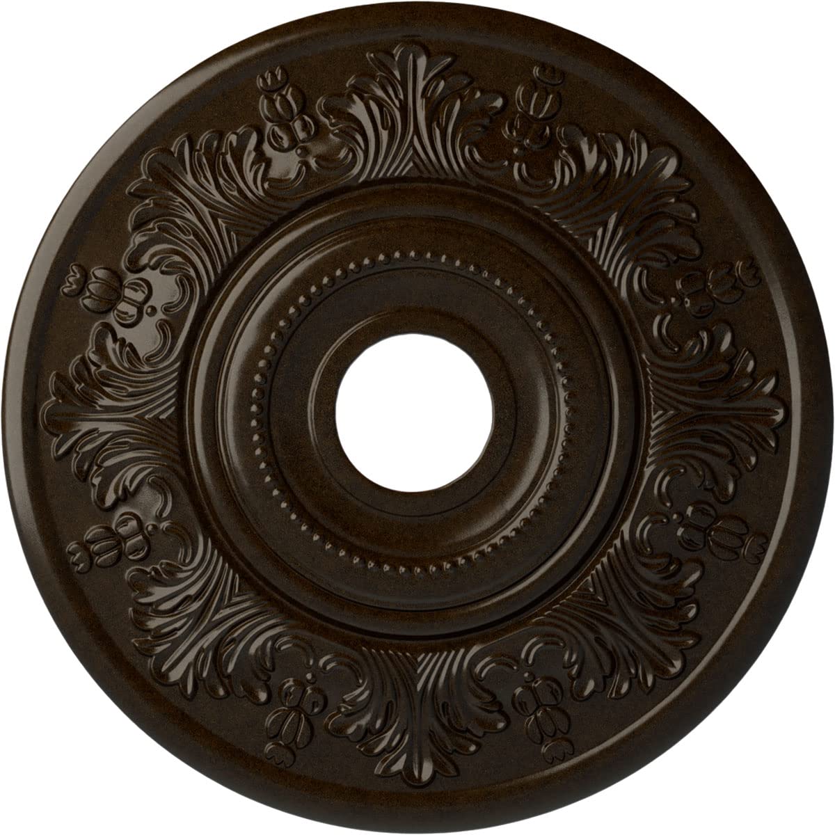 Ekena Millwork CM20VIUWF Vienna Ceiling Medallion, Ultra Pure White