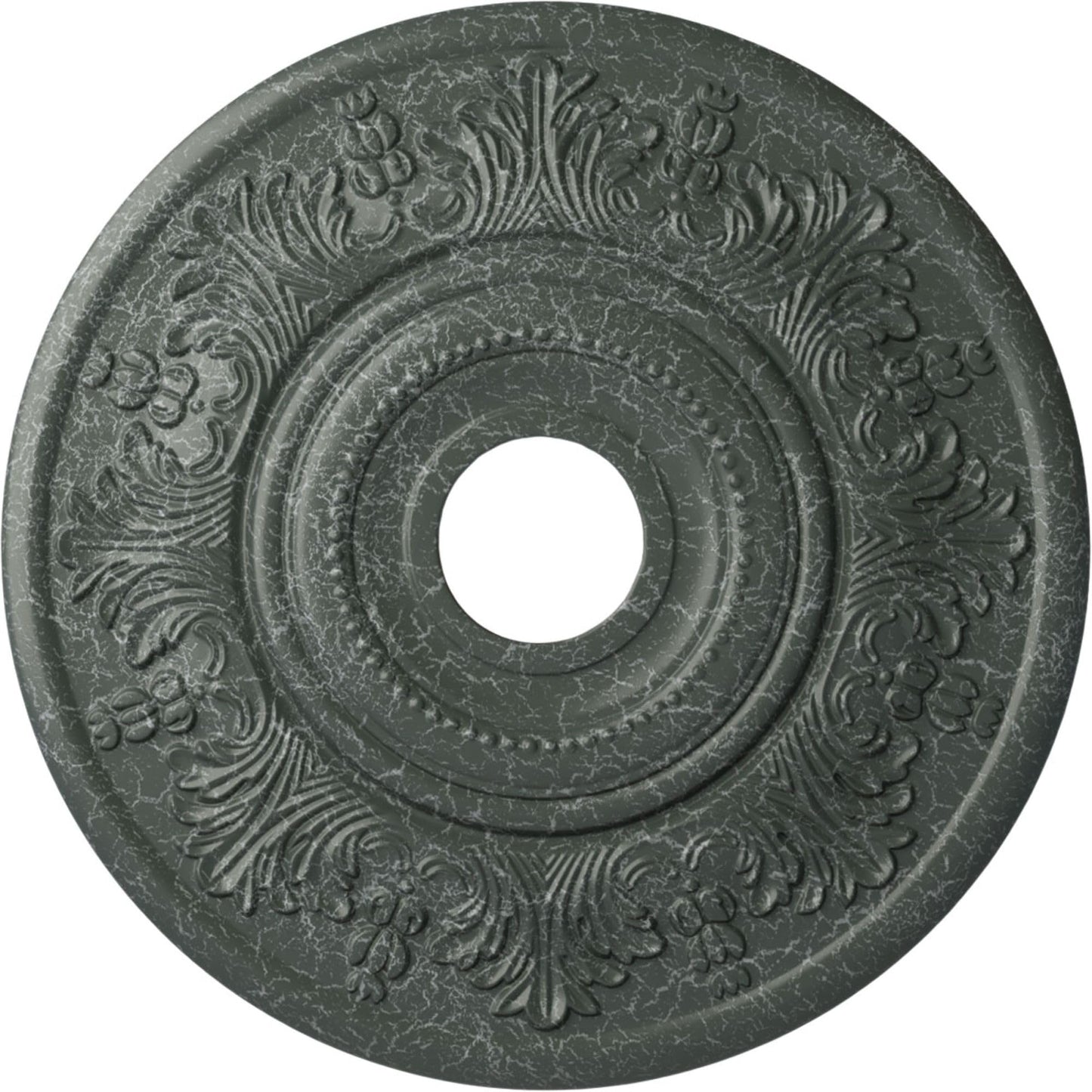 Ekena Millwork CM20VIUWF Vienna Ceiling Medallion, Ultra Pure White