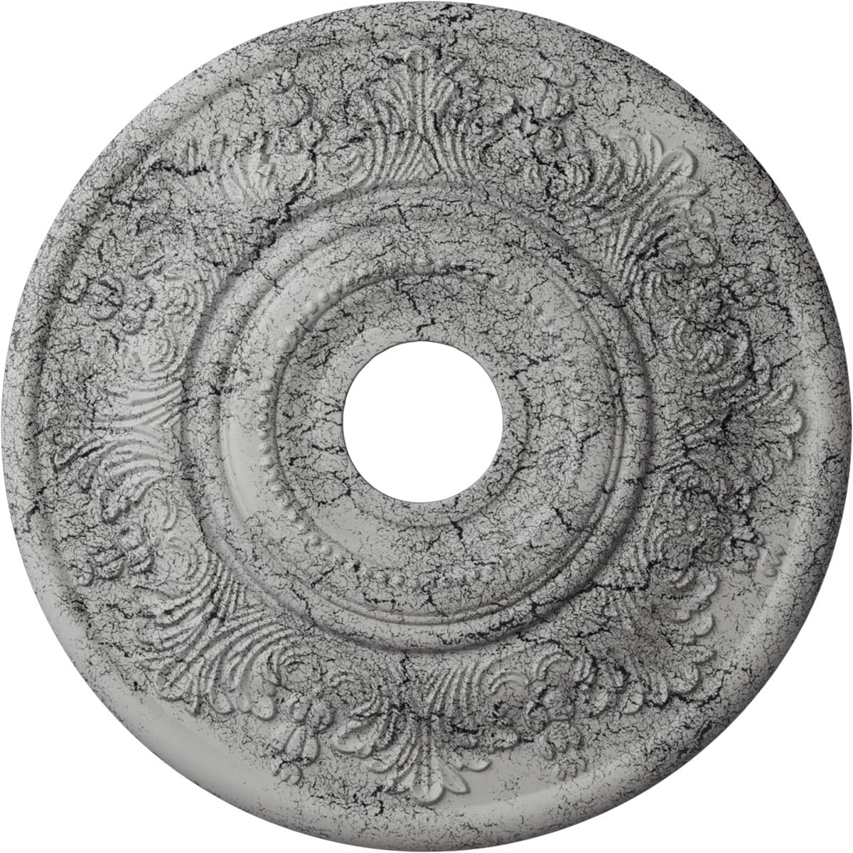 Ekena Millwork CM20VIUWF Vienna Ceiling Medallion, Ultra Pure White