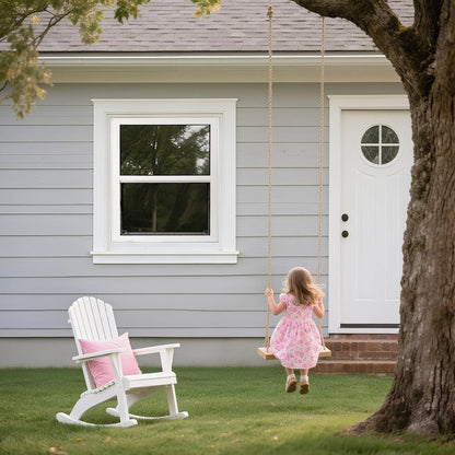 Vinyl Single Hung Sliding Window, 24" x 36" Household Window with Double-Pane Insulated Tempered Glass, White Energy-Efficient Soundproof Window for House, Mobile Home